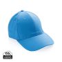 Impact 6 panel 280gr Recycled cotton cap with AWARE™ tracer Turquoise