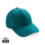 Impact 6 panel 280gr Recycled cotton cap with AWARE™ tracer Turquoise