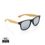 Bamboo and RCS recycled plastic sunglasses Black