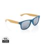 Bamboo and RCS recycled plastic sunglasses Blue