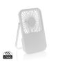 Aervina RCS recycled plastic re-chargeable desk fan White