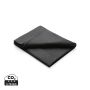 Fleece blanket in pouch Black