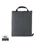 Impact Aware™ RPET foldable quilted picnic blanket Dark grey