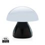 Luming RCS recycled plastic USB re-chargeable table lamp Black