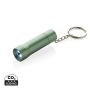 Flash RCS recycled aluminium keychain torch Green
