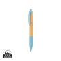 Bamboo & wheat straw pen Blue