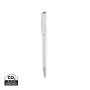 Glide GRS certified R-ABS Metal Clip Pen White