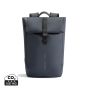Urban Water Resistant Flap-top Backpack Navy Blue