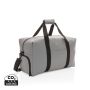 Smooth PU weekend duffle grey