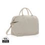 Kezar AWARE™ 500 gsm recycled canvas deluxe weekend bag White