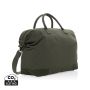 Kezar AWARE™ 500 gsm recycled canvas deluxe weekend bag Green