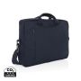Laluka AWARE™ recycled cotton 15.4 inch laptop bag Navy Blue