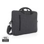 Laluka AWARE™ recycled cotton 15.4 inch laptop bag Dark grey