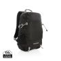 Outdoor RFID laptop backpack PVC free black, grey