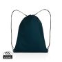 Impact AWARE™ RPET 190T drawstring bag Navy Blue