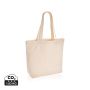Impact Aware™ 240 gsm rcanvas shopper w/pocket undyed White