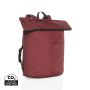 Dillon AWARE™ RPET lightweight foldable backpack Red