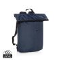 Dillon AWARE™ RPET lightweight foldable backpack Navy Blue