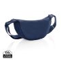 Crescent AWARE™ RPET half moon sling bag Navy Blue