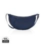 Crescent XL AWARE™ RPET half moon sling bag navy
