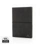 A5 GRS recycled leather notebook Grey