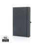 GRS Recycled leather hardcover notebook A5 Grey