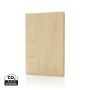 Kavana wood print A5 notebook Brown