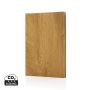Kavana wood print A5 notebook Brown