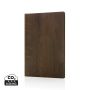 Kavana wood print A5 notebook Brown
