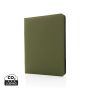 Impact Aware™ deluxe 300D tech portfolio with zipper green