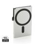 Standard aluminium RFID magnetic phone cardholder Silver
