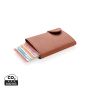 C-Secure RFID card holder & wallet brown, silver
