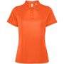 Tormo short sleeve women's polo  Fire orange