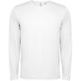 Estoril long sleeve unisex t-shirt White