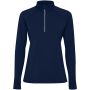 Estambul long sleeve women's half zip sweatshirt Blue