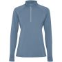 Estambul long sleeve women's half zip sweatshirt Blue