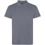 Cobain short sleeve unisex polo  Dark grey