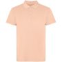 Cobain short sleeve unisex polo  Light orange