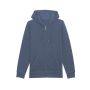 Connector - The Essential Unisex Zip-Thru Hoodie Sweatshirt Dark Heather Blue