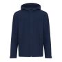 IQONIQ Makalu men recycled polyester soft shell jacket navy