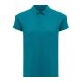 IQONIQ Yosemite women recycled cotton pique polo Turquoise