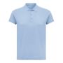 IQONIQ Yosemite women recycled cotton pique polo Light blue