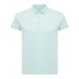 IQONIQ Yosemite women recycled cotton pique polo Turquoise