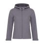 IQONIQ Makalu women recycled polyester soft shell jacket Dark grey