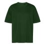 Unisex Tiger Cotton Oversized T-shirt Bottle Green