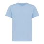 IQONIQ Koli kids lightweight recycled cotton t-shirt sky blue
