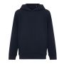 IQONIQ Yengo kids recycled cotton hoodie with sidepockets navy