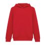 IQONIQ Yengo kids recycled cotton hoodie with sidepockets red