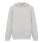 IQONIQ Yengo kids recycled cotton hoodie with sidepockets light heather grey