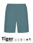 Unisex Tiger Cotton Sweatshorts Teal